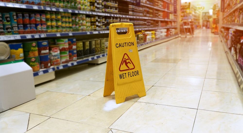 wet floor sign