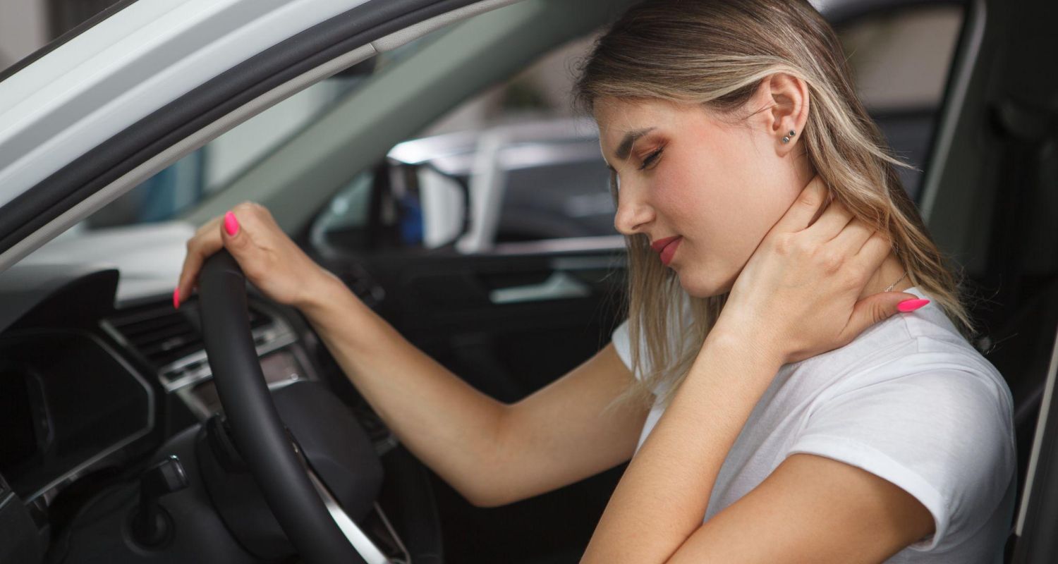 Sore neck after a car accident
